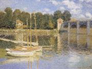 Claude Monet The Bridge at Argenteujil oil